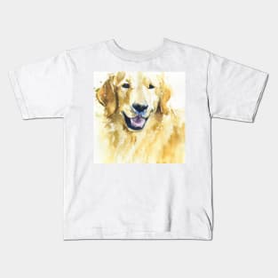 Golden Retriever Watercolor - Gift For Dog Lovers Kids T-Shirt